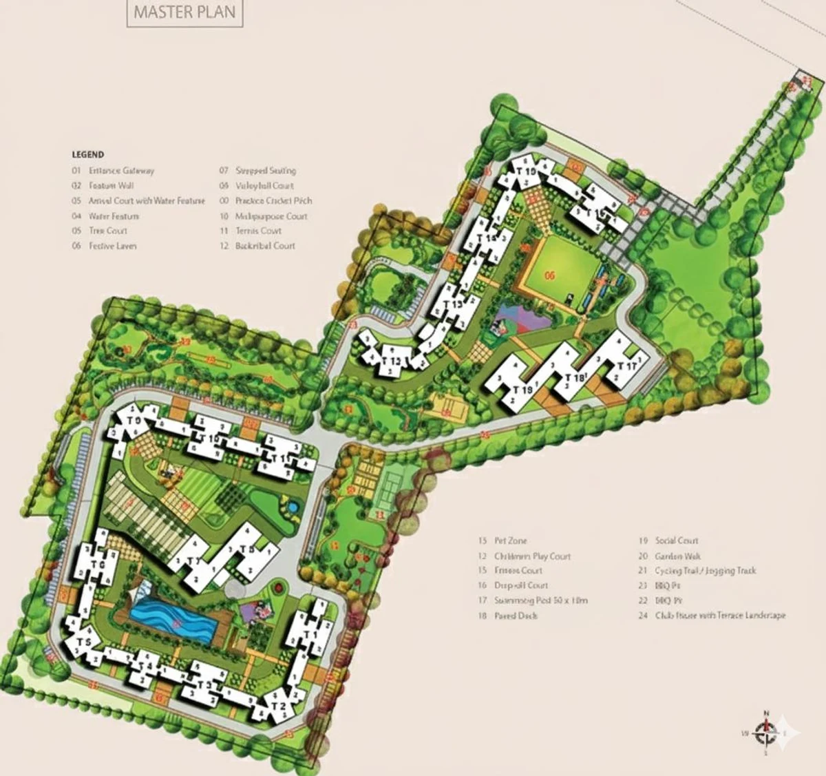 Ramky Fortuna master plan Ramky Fortuna master plan